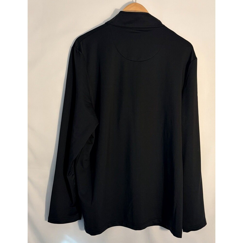 Callaway Men’s XL Quarter Zip Golf Pullover Black Opti-Dri Performance NWT - Picture 7 of 13